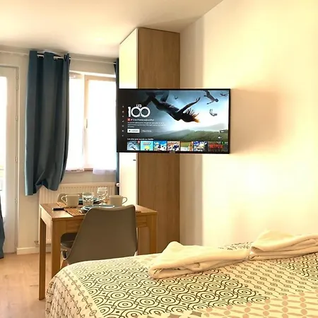 M3 - Cosy Studio Rer Bc500m Orly 20 Min Netflix *